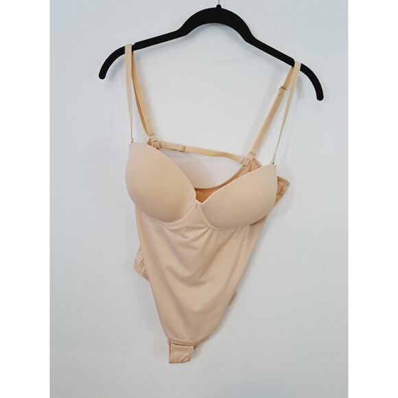 Nwt Feelin Girl Tan Underwire Thong Shapewear Size XXL - Picture 2 of 9
